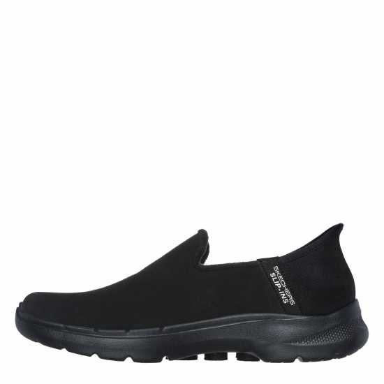 Skechers Маратонки Без Връзки Women's Gowalk6 Slip On Trainers Black/Black 