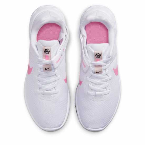 Nike Revol Flyease Running Shoes Womens White/Pink Дамски маратонки