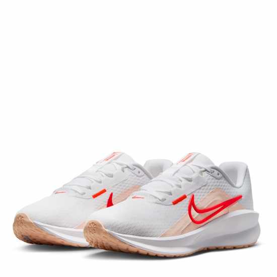 Nike Downshifter 13 Women's Road Running Shoes Wht/Crims-Crl 