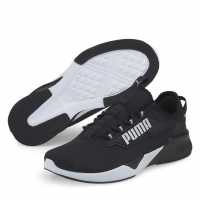 Puma Мъжки Маратонки За Бягане Retaliate 2 Womens Running Trainers Черно/Бяло 