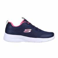 Skechers Dynamight 2 Trainers Womens Navy/Hot Pink Дамски маратонки