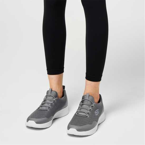 Skechers Мъжки Маратонки Dynamight 2.0 Social Orbit Womens Trainers Сиво/Лаванда 