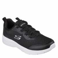 Skechers Мъжки Маратонки Dynamight 2.0 Social Orbit Womens Trainers Черно/Бяло 
