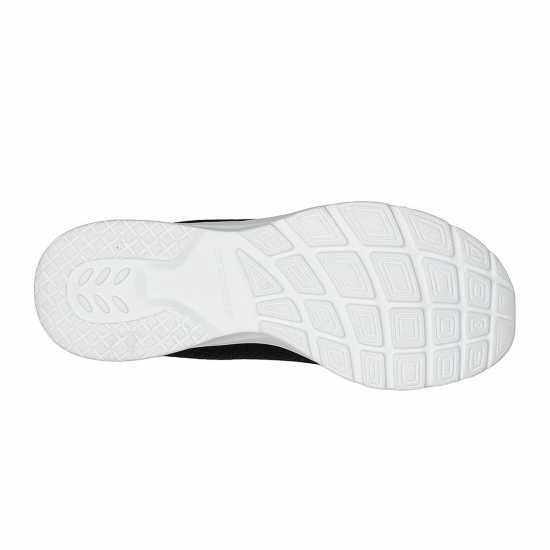 Skechers Dynamight 2.0 Social Orbit Womens Trainers Черно/Бяло Skechers Мъжки Маратонки Dynamight 2.0 Social Orbit Womens Trainers Черно/Бяло