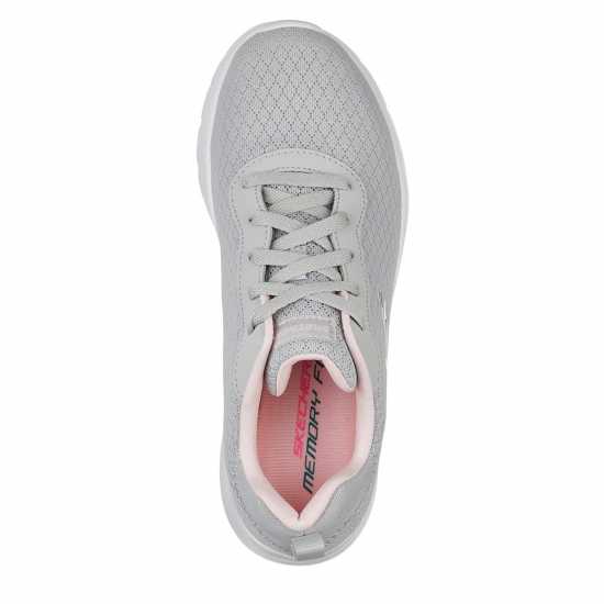 Skechers Мъжки Маратонки Dynamight 2.0 Social Orbit Womens Trainers Сиво/Розово 