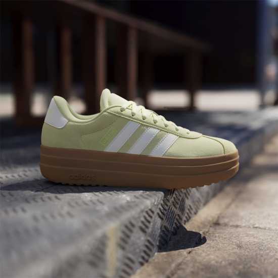 adidas VL Court Bold Women's Trainers adidas VL Court Bold Women's Trainers Жълто/Бяло/Гума