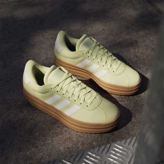 adidas VL Court Bold Women's Trainers adidas VL Court Bold Women's Trainers Жълто/Бяло/Гума