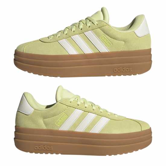adidas VL Court Bold Women's Trainers adidas VL Court Bold Women's Trainers Жълто/Бяло/Гума