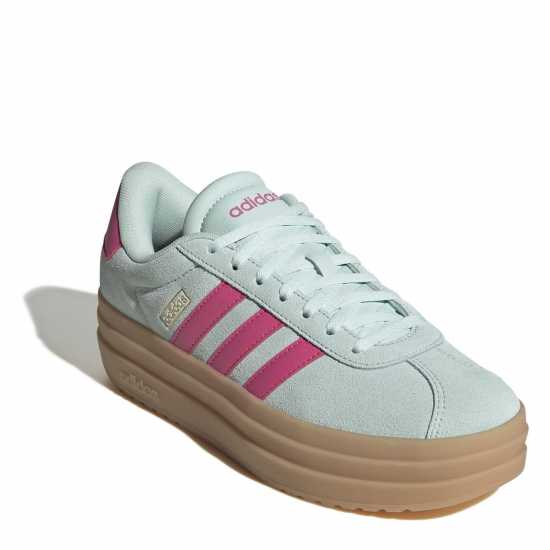 Дамски маратонки adidas VL Court Bold Women's Trainers Мента/Розово/Гума adidas VL Court Bold Women's Trainers Мента/Розово/Гума Дамски маратонки