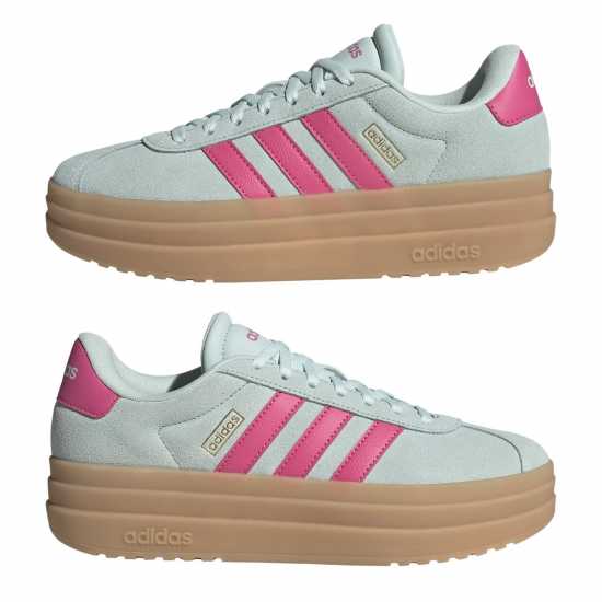 Дамски маратонки adidas VL Court Bold Women's Trainers Мента/Розово/Гума adidas VL Court Bold Women's Trainers Мента/Розово/Гума Дамски маратонки