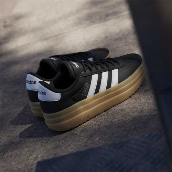 Adidas Vl Court Bold Women's Trainers Blk/Wht/Gum Adidas Vl Court Bold Women's Trainers Blk/Wht/Gum