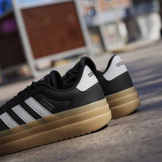 Adidas Vl Court Bold Women's Trainers Blk/Wht/Gum Adidas Vl Court Bold Women's Trainers Blk/Wht/Gum