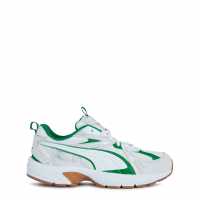 Puma Milenio Tech Trainers Бяло/Зелено/Гума 