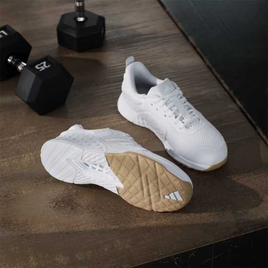 Adidas Dropset 3 Trainer W Training Shoes Womens Crystal White Дамски маратонки