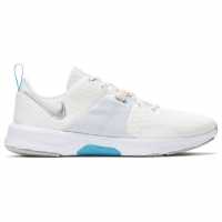 Sale Nike City 3 Trainers Ladies White/Silv/Blue Дамски маратонки
