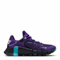 Nike Мъжки Спортни Обувки Free Metcon 4 Womens Training Shoes Purple/Volt/Blu Дамски маратонки