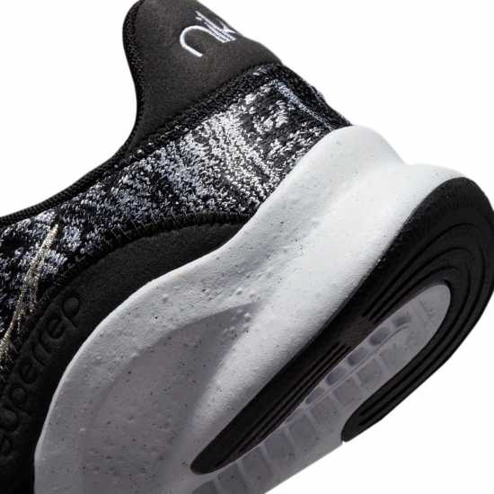 Nike SuperRep Go 3 Flyknit Next Nature Women's Training Shoes Black/Sil/White Дамски маратонки