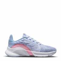 Nike SuperRep Go 3 Flyknit Next Nature Women's Training Shoes Grey/White/Pink Дамски маратонки