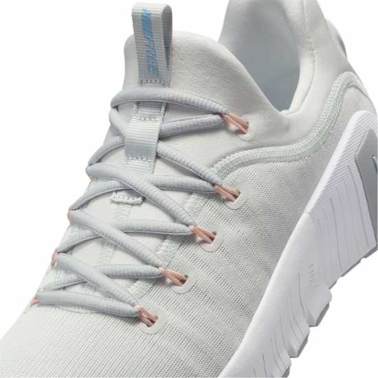 Nike Free Metcon 6 Womens Workout Shoes Сиво/Бяло/Сребърно 