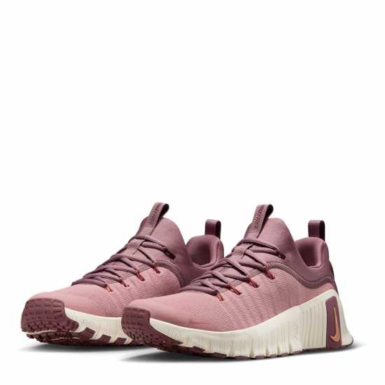 Nike Free Metcon 6 Womens Workout Shoes Частица Розово 