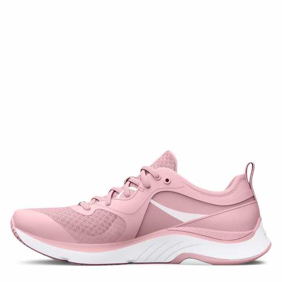 Under Armour Мъжки Спортни Обувки Hovr Omnia Womens Training Shoes Pink / White Дамски маратонки