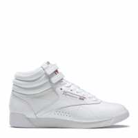 Reebok Freestyle Ladies Hi Trainers White Дамски високи кецове