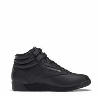 Reebok Freestyle Ladies Hi Trainers Black Дамски високи кецове