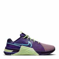 Nike Мъжки Спортни Обувки Metcon 8 Womens Training Shoes Purple/Blue/Vlt Дамски маратонки