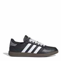 Adidas Breaknet Sleek Suede Trainers Womens Черно/сребро 
