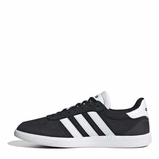 Adidas Breaknet Sleek Suede Trainers Womens Черно/Бяло Дамски високи кецове
