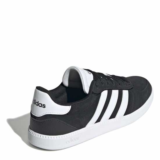 Adidas Breaknet Sleek Suede Trainers Womens Черно/Бяло Дамски високи кецове