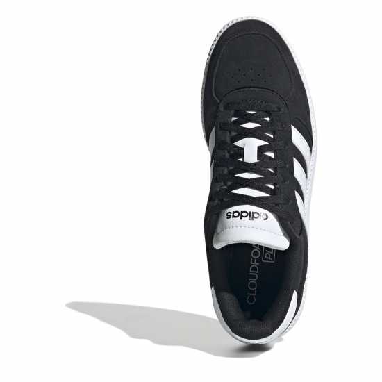 Adidas Breaknet Sleek Suede Trainers Womens Черно/Бяло Дамски високи кецове