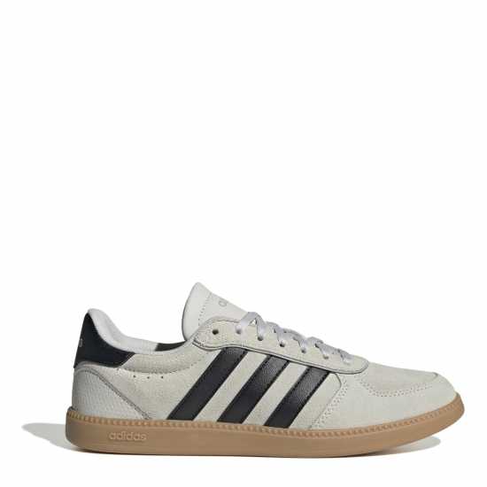 Adidas Мъжки Обувки Breaknet Sleek Suede Womens Shoes Бежово/Черно/Гума 