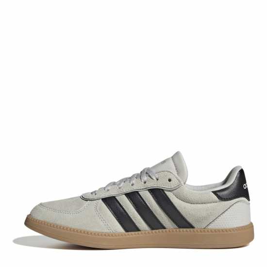 Adidas Мъжки Обувки Breaknet Sleek Suede Womens Shoes Бежово/Черно/Гума 