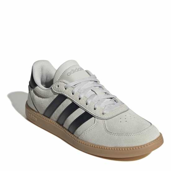 Adidas Мъжки Обувки Breaknet Sleek Suede Womens Shoes Бежово/Черно/Гума 