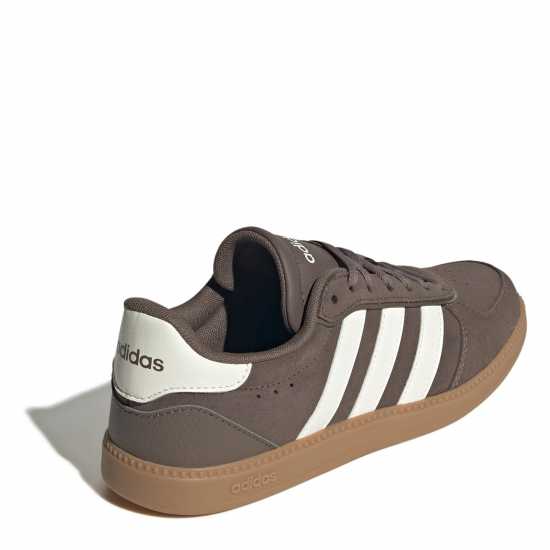 Adidas Breaknet Sleek Suede Trainers Womens Кафяво/Бяло/Гума 