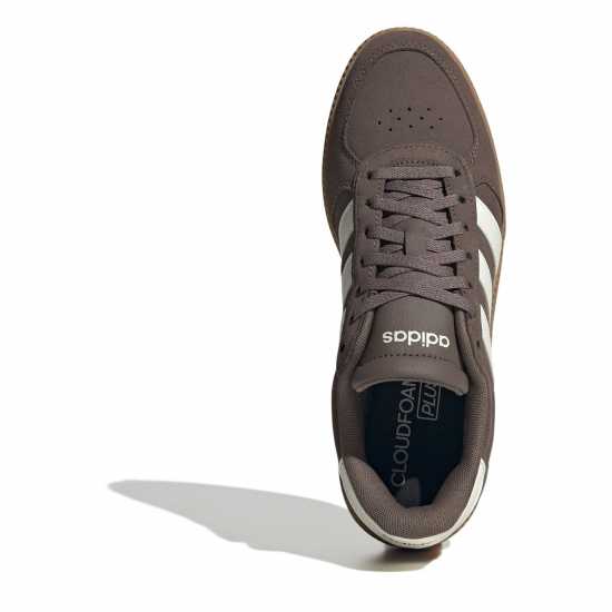 Adidas Breaknet Sleek Suede Trainers Womens Кафяво/Бяло/Гума 