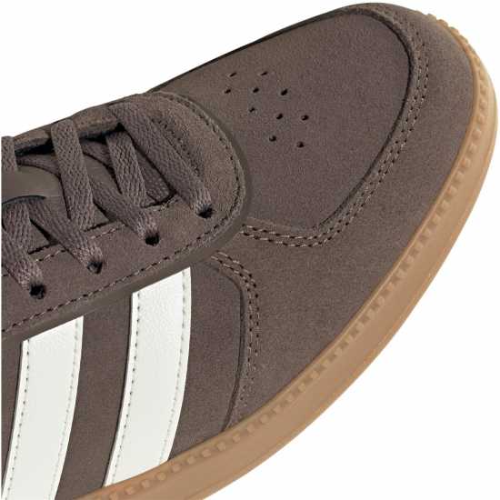 Adidas Breaknet Sleek Suede Trainers Womens Кафяво/Бяло/Гума 