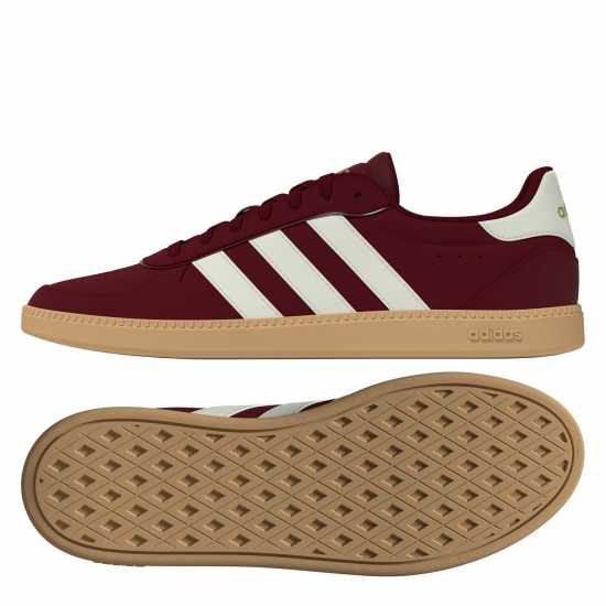 Adidas Мъжки Обувки Breaknet Sleek Suede Womens Shoes Бордо/Бяло/Гума Adidas Мъжки Обувки Breaknet Sleek Suede Womens Shoes Бордо/Бяло/Гума