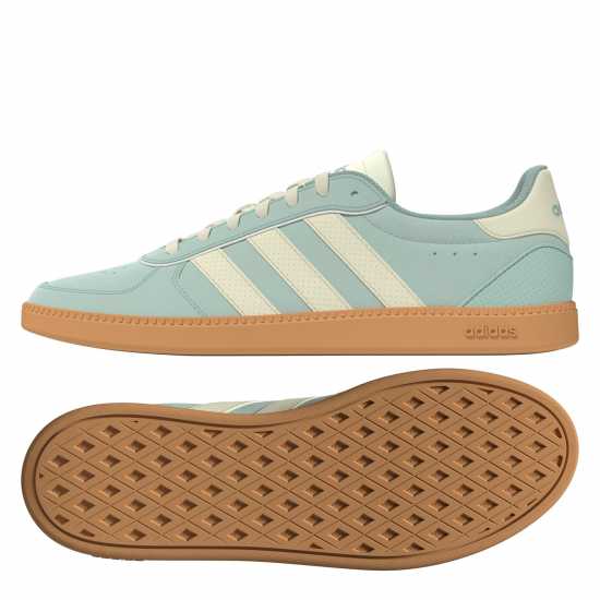 Adidas Мъжки Обувки Breaknet Sleek Suede Womens Shoes Аква / Бяло / Гума Adidas Мъжки Обувки Breaknet Sleek Suede Womens Shoes Аква / Бяло / Гума