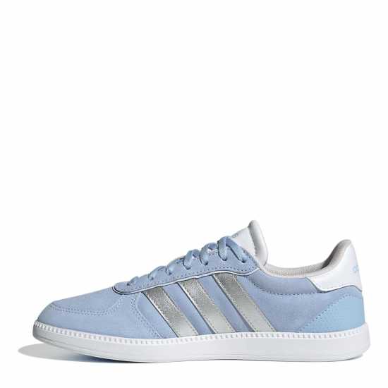 Adidas Breaknet Sleek Suede Trainers Womens Свети синьо Дамски маратонки