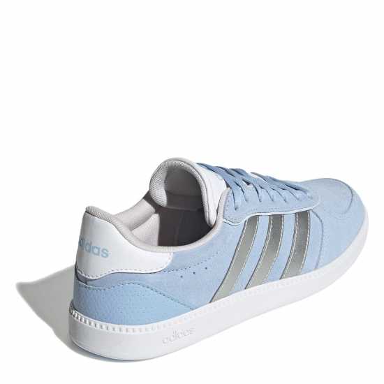 Adidas Breaknet Sleek Suede Trainers Womens Свети синьо Дамски маратонки