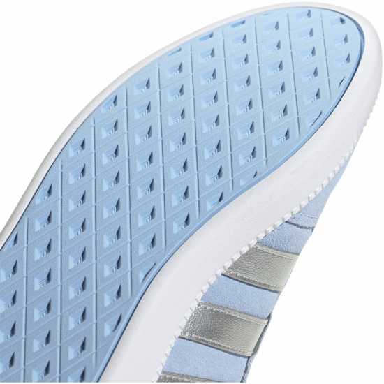 Adidas Breaknet Sleek Suede Trainers Womens Свети синьо Дамски маратонки