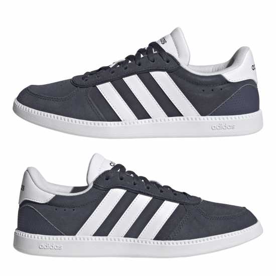 Adidas Мъжки Обувки Breaknet Sleek Suede Womens Shoes Морско синьо/Бяло Adidas Мъжки Обувки Breaknet Sleek Suede Womens Shoes Морско синьо/Бяло