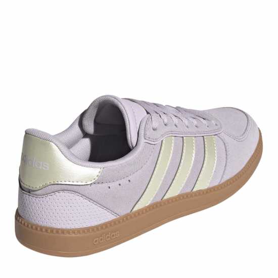 adidas Breaknet Sleek Suede Womens Shoes Lilac Ice 