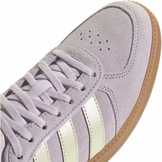 adidas Breaknet Sleek Suede Womens Shoes Lilac Ice 