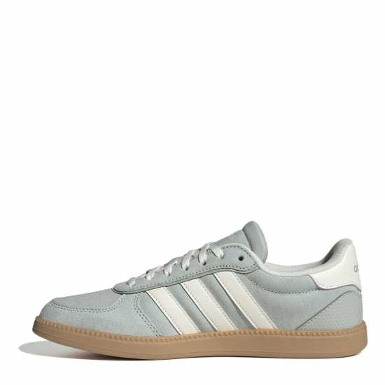 Adidas Мъжки Обувки Breaknet Sleek Suede Womens Shoes Сиво/Бяло/Гума 