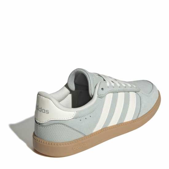 Adidas Мъжки Обувки Breaknet Sleek Suede Womens Shoes Сиво/Бяло/Гума 