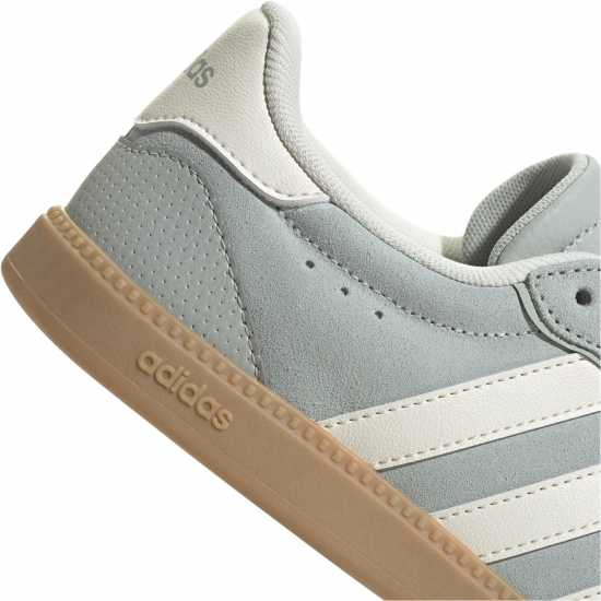 Adidas Мъжки Обувки Breaknet Sleek Suede Womens Shoes Сиво/Бяло/Гума 
