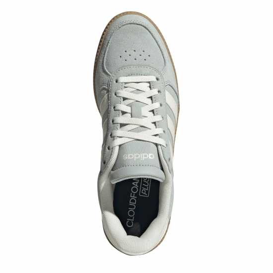 Adidas Мъжки Обувки Breaknet Sleek Suede Womens Shoes Grey/White 